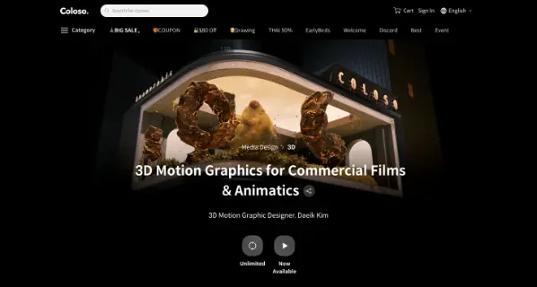 3D Motion Graphics for Commercial Films Animatics  Coloso.
