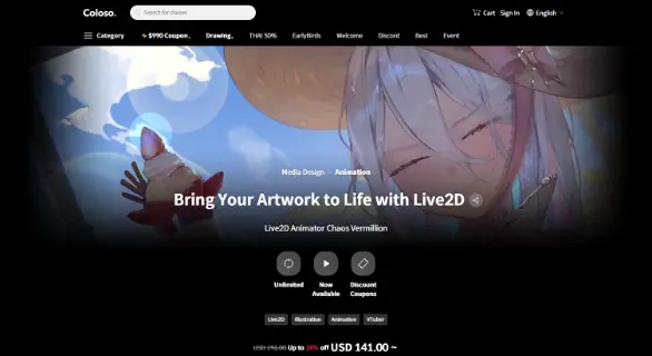 Bring Your Artwork to Life with Live2D  Coloso.
