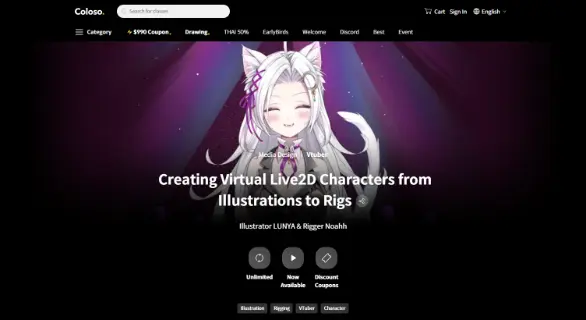 Creating Virtual Live2D Characters from Illustrations to Rigs  Coloso.