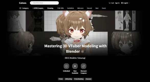 Mastering 3D VTuber Modeling with Blender  Coloso.