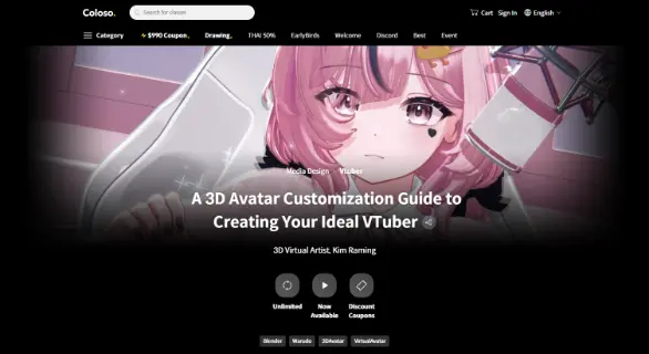 An Easy 3D Avatar Creation for Aspiring VTubers  Coloso.