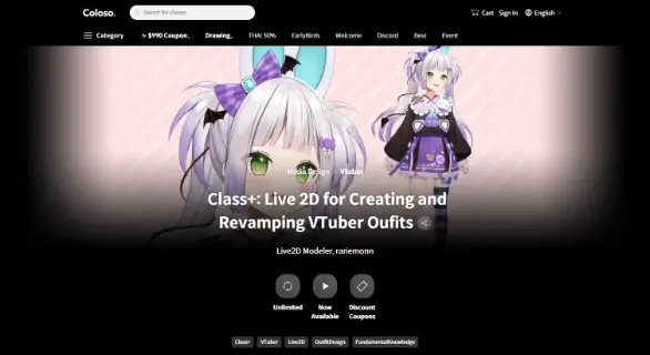 VTuber Outfit Design A Comprehensive Live2D Masterclass+  Coloso.