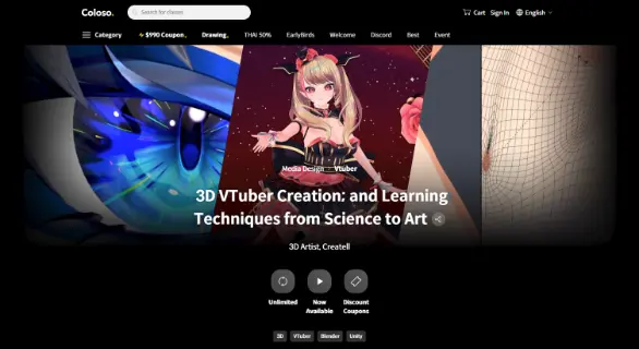3D VTuber Creation; and Learning Techniques from Science to Art  Colos