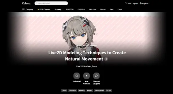 Live2D Modeling Techniques to Create Natural Movement  Coloso.