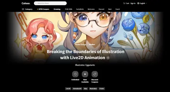 Breaking the Boundaries of Illustration with Live2D Animation  Coloso.